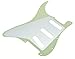 KAISH 11 Hole ST/Strat Style Guitar Pickguard Bridge Reversed ST Pick Guard for Jimi Hendrix Stratocaster/Strat Mint Green