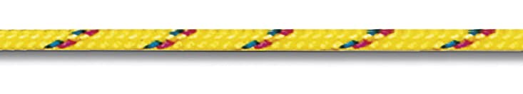Tresse polyamide 6 mm cordage jaune fil rose bleu bobine 100 m de corde