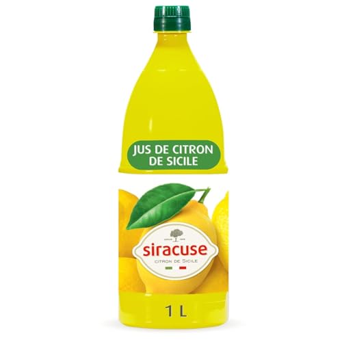 SIRACUSE - Jus de Citron Authentique et Savoureux, Bouteille 1L
