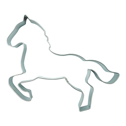 BekkiB 2510 - Ausstechform 'Pferd' ca. 9,3 cm, Ausstecher aus Edelstahl, spülmaschinengeeignet