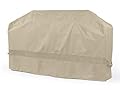 Covermates Island Grill Cover - Weather Resistant Outdoor Cover, Heavy Duty BBQ Covers for Large Island, Elite 300D Polyester, 86 Inch, Khaki