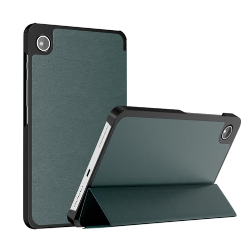 Image of YRH for Samsung A9 / A11 Tablet Case 8.7 inch, Slim Light Stand PU Lether Cover for Galaxy Tab A9 / A11 Tablet Case, Dark Green