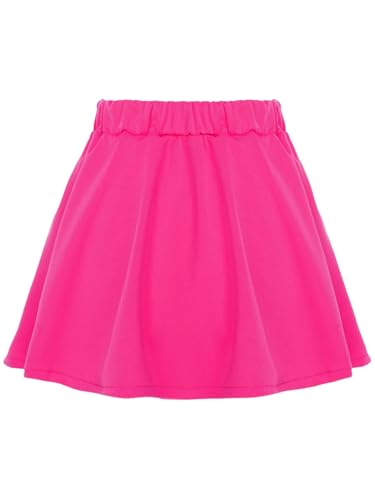 Kids Girls Flared Skirt Athletic High Waist A-line Pleated Skirt for Tennis Golf Outdoor Sports4