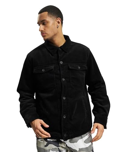 Brandit Corduroy Jacket, Farbe: black, Größe: XXL