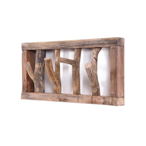 DESIGN DELIGHTS RUSTIKALE WANDGARDEROBE LIMB | 45x23x~10-13 cm (BxHxT),...