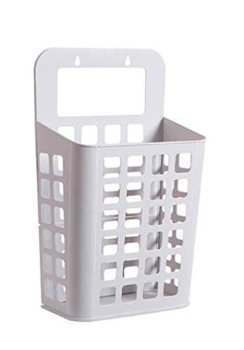 homies international plastic hollow hanging storage basket with hook for laundry/toy/kitchen, 1 piece, color: random( multicolour)