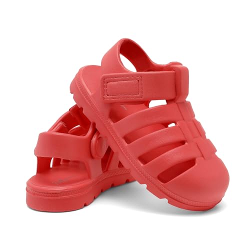 Image of Luffymomo Unisex Kids Closed Toe EVA Sandals | Boys Girls Summer Sport Lightweight Sandal,Outdoor Water Shoes
