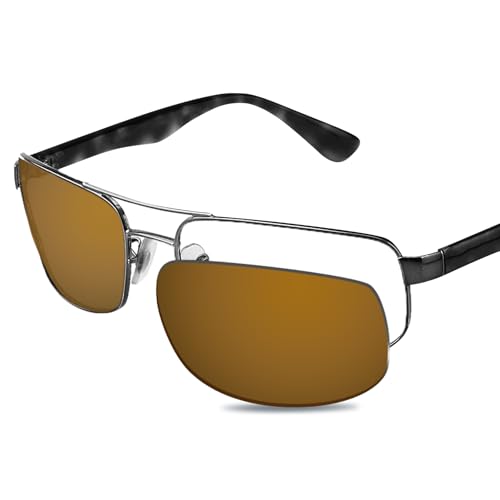 Image of 100% Precise-Fit Replacement Sunglass Lenses for RayBan RB3445 61mm
