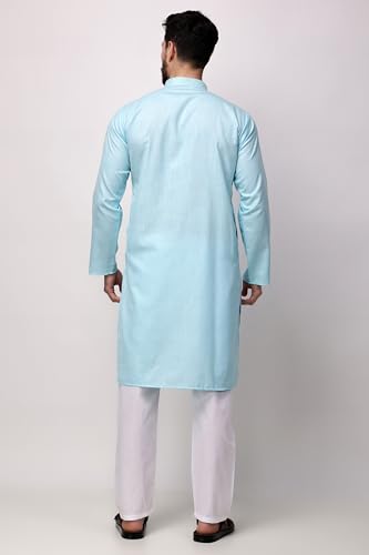 Image of Royal Kurta Men's Cotton Printed Kurta Pyjama