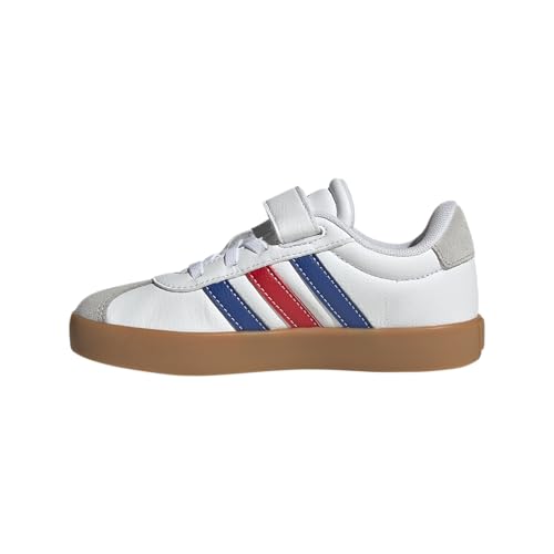 Image of adidas Kids' VL Court 3.0 Elastic Lace & Strap Shoe