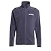 adidas Men's Terrex Multi Essentials Full Zip Fleece Jacket, Shadow Navy, L