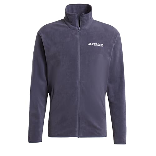 adidas Men's Terrex Multi Essentials Full Zip Fleece Jacket, Shadow Navy, M