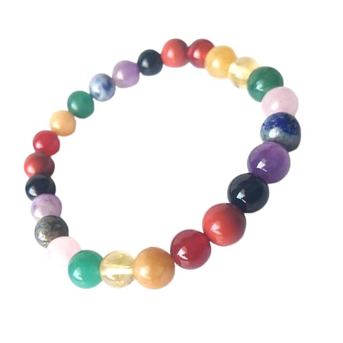 Image of HEALING AND SEMI-PRECIOUS CRYSTAL STONE BRACELET 8 MM ROUND FOR FENSHUI