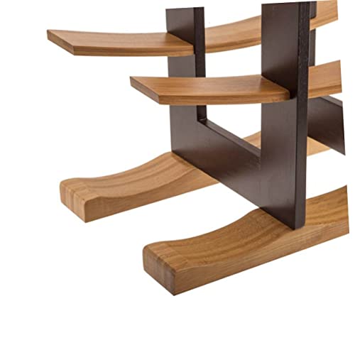Elegante soporte de botella de vino de plástico estilo moderno miniatura 4