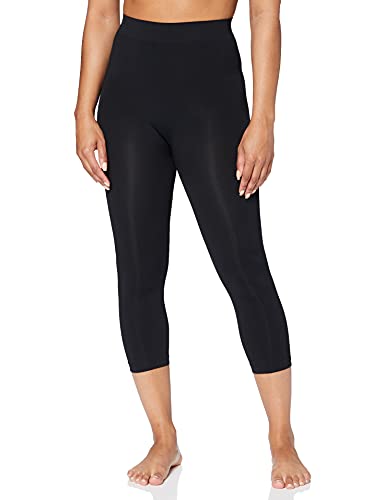 ANAISSA Women's Legging Capri 30 Noches Adelgazante Push Up Emana Leggings Not Applicable, Black (Negro Negro), 22 (Manufacturer Size: XL46-50)