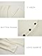 Saodimallsu Cardigan Damen Langarm Strickjacke V-Ausschnitt Kurz Strick Knopfleiste Open Front Sweater Herbst Winter Casual Elegant Strickcardigan mit Knopf Weiß XXL