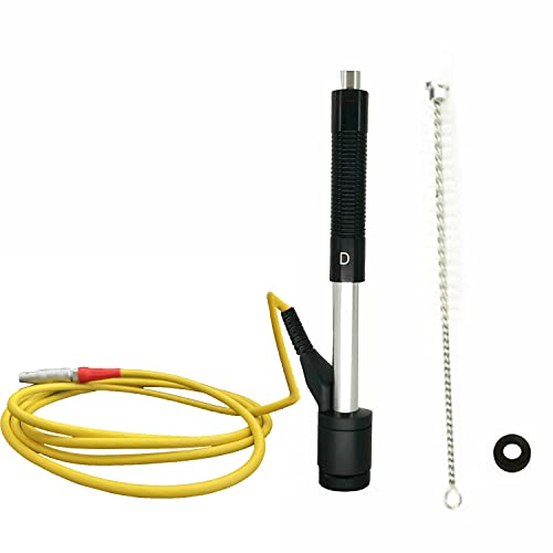VTSYIQI Leeb Hardness Tester D Type Impact Device Probe with 11mJ Impact Energy 20mm Diameter & 147mm Length Apply On Field & Factory Metal Hardness Machinery Quality Testing