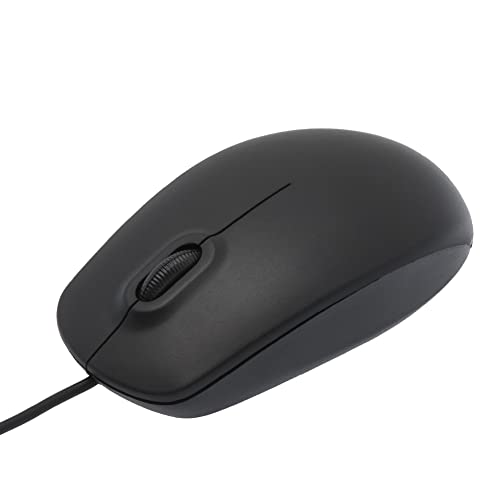 Ya en mundofriki.es: apm Ratón con Cable USB, Sensor óptico 1000 dpi, Ambidiestro, estándar, ergonómico Plano, Color Negro, Compatible con PC Mac portátil, 200009