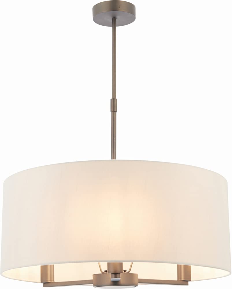Endon Dark Antique Bronze Daley 3 Light Ceiling Light Antique Bronze