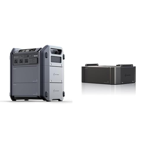 Segway Portable Power Station Cube 2000 with 2048Wh Battery 3 Pcs Expansion Battery Pack BTX1000