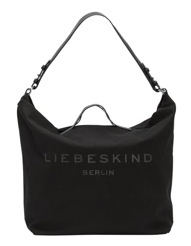Liebeskind Berlin Damen Clea Hobo L, Schwarz, Large HxBxT 42cm X 51cm X 17cm EU