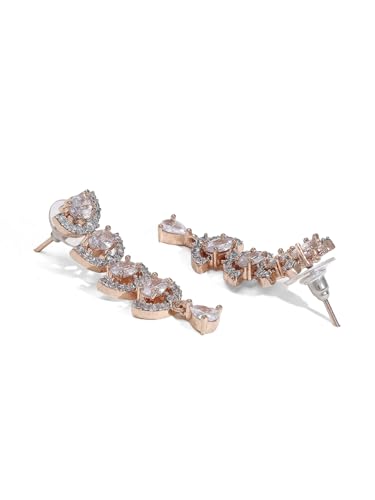 American Diamond Jewellery Set, Elegance in Bloom