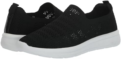 Clarks Women's Ezera Path Loafer, Black Textile, 8.5 Wide Review | Image 6