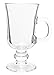 Red Co. Original Footed Clear Glass Irish Coffee Mug, Set of 6-7.75 Ounce