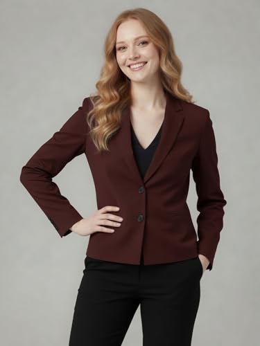 Image of ROCKSY Formal, Smart Casual Blazer for Women, Regular Fit Stylish Blazer for Women