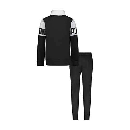 Puma Boys Track Jacket & Jogger Pants Set, Puma White, 5T Us #TOP1