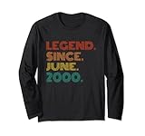Photo Gallery legend since june 2000 tee anniversary birthday 2000 vintage maglia a manica Photo Gallery legend since june 2000 tee anniversary birthday 2000 vintage maglia a manica