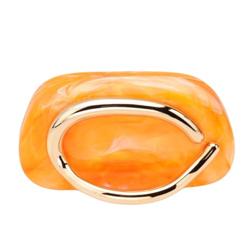 Image of Women Evening Clutch Purse Metal Handle Acrylic Purse Unique Shoulder Bag Causal Handbags for Bride Party Wedding