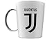 Oficjalny kubek z tworzywa sztucznego, 360 ml, do kuchenki mikrofalowej z uchwytem, dla fanów piłki nożnej, śniadanie, nie zawiera BPA (Juventus)