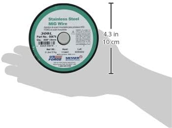 US Forge Welding Stainless Steel MIG Wire .030 2-Pound Spool #00676