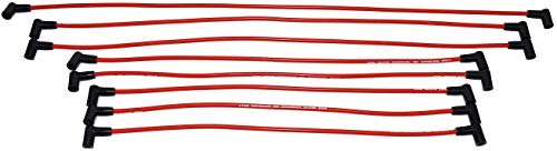 A-Team Performance Pro Series R2R Distributor, 8.0Mm Over The Valve Cover Spark Plug Wires, & 45K Volt Coil Compatible With Chevy Corvette Sbc 262 283 302 305 307 327 350 383 400 Red #TOP5