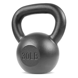 ProsourceFit Solid Cast Iron Kettlebells Weights for Full Body Workout