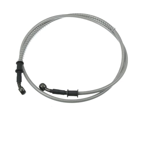 Conduite de carburant et de frein tressée moto 10mm avec raccord 28°