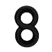 FST Medical Pure Silicone Dual Enhancing Cock Ring Stimulation for Penis Male Sex Toy, Black