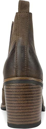 White Mountain Shoes"DESTINY" Women's Bootie, BROWN/WAXY/FABRIC, 10 M | Image 1