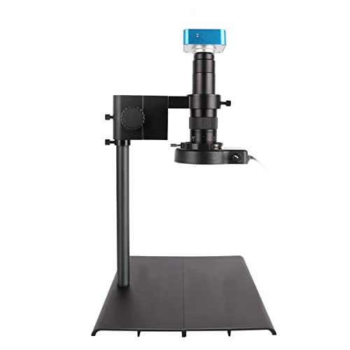顕微鏡キット Digital Video Monocular Microscope Set 180X/130X C-Mount 13MP/38MP/48MP 4K HDMI USB カメラ 顕微鏡レンズアダプター(180X 48MP Set)