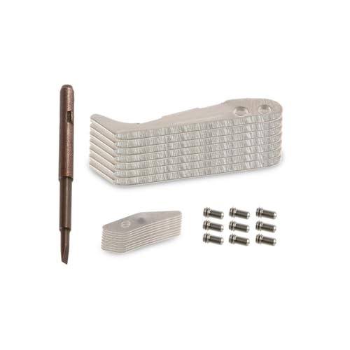 TRUGLO Stainless Steel .031 in. Replacement Blade Set (3 Pack) for Titanium X 3 Blade Mechanical Backflip Broadhead