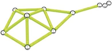 Miniatura 19 de Geomag - GLOW - Juego de construcción magnético de 30 piezas que brilla en la oscuridad, juguete de construcción STEM certificado, seguro para