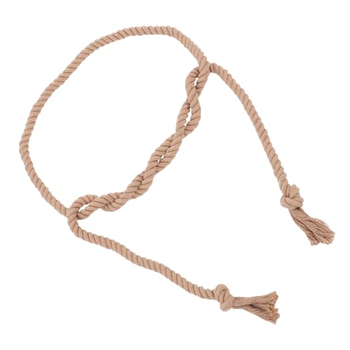 BESTYASH Gothic Cotton Linen Long Waist Belt for Pastor Robe Pants Rustic Braided Waistband Cosplay Costume Accessory for Adults