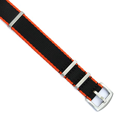 Image of WAMD Seat Belt NATO Watch Straps /Bands - 18mm,20mm,22mm and 24mm Nylon Watch Straps for Watches - Multicolour Options