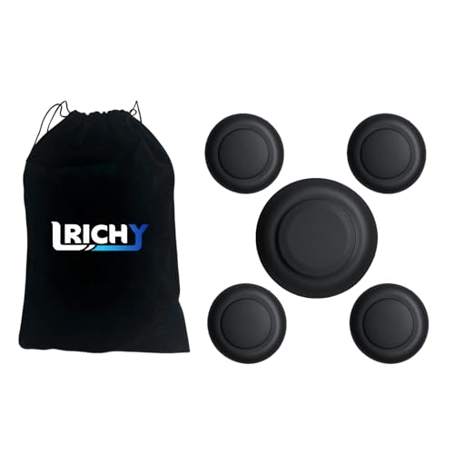 Lrichy Upgrade 5th Wheel Puck System Rubber Covers with Storage Bag for 2011-2026 Ford F250/F350/F450/F550, Truck Bed Gooseneck Trim Ring Plug for Truck with 5th Wheel/Gooseneck Tow, BC3Z-99000A25-A
