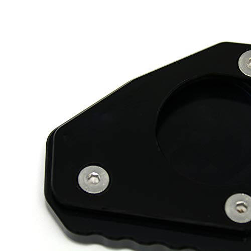 Yorten Placa de suporte lateral para suporte de apoio para motocicleta Adicionar estabilidade para s