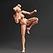 Fremego 1/12 Scale Female Action Figure,6inch Super Flexible Girl Body Figure Doll with Head Sculpt Replaceable Chest and Legs Accessories Collection (Suntan Skin)