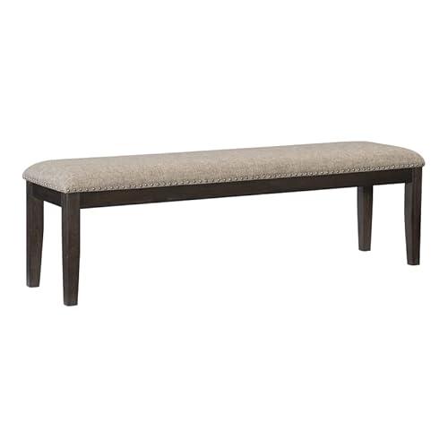 Lexicon Traditional Wood Dining Room Bench In Wire Brushed Brown #TOP7