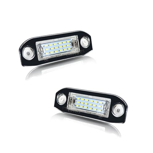 Luces de matrícula LED para Volvo XC90 S60 y XC60 con sistema canbus libre de errores