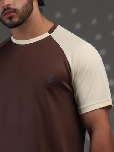 Image of CHKOKKO Gym Tshirt for Men Workout Regular Fit Sports Activewear Man Tshirts with Round Crew Neck and Half Sleeves for Yoga Running&Outdoor Activities
